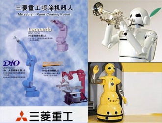 三菱噴涂機器人春節不打烊，海藍機電道一聲：新春快樂！